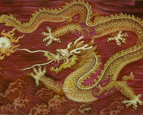 Tranh nhất long gỗ mun hoa 130x70x8cm